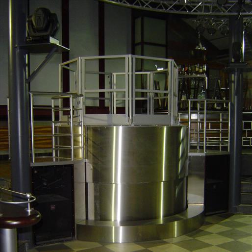 A lift installed at a disco made by Power Lift