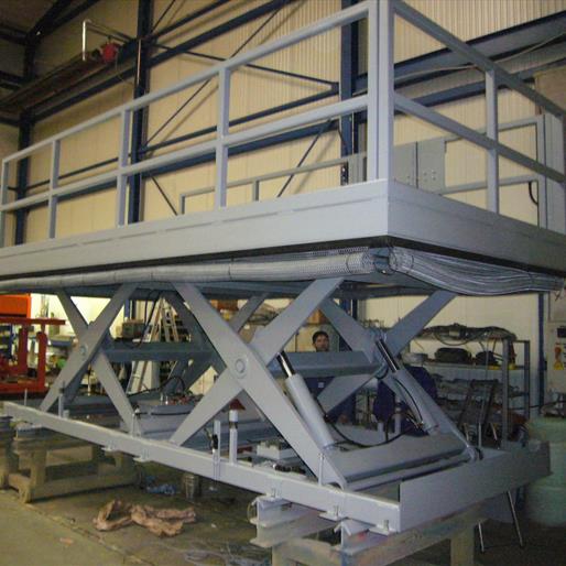 A double horizontal lift made by Power Lift