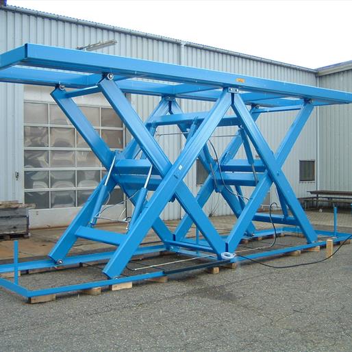 A double horizontal lift made by Power Lift