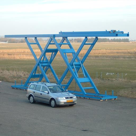 A double horizontal lift made by Power Lift