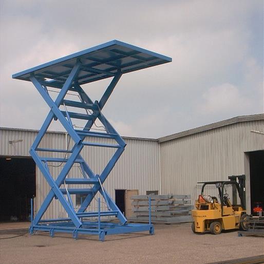 A double vertical lift made by Power Lift