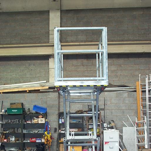 A double vertical lift made by Power Lift