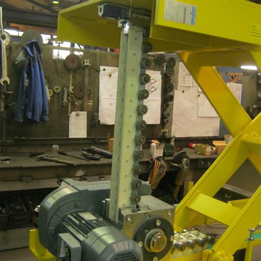 A rigid Chain lift made by Power Lift