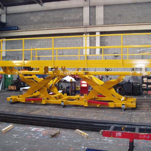 A double horizontal lift made by Power Lift